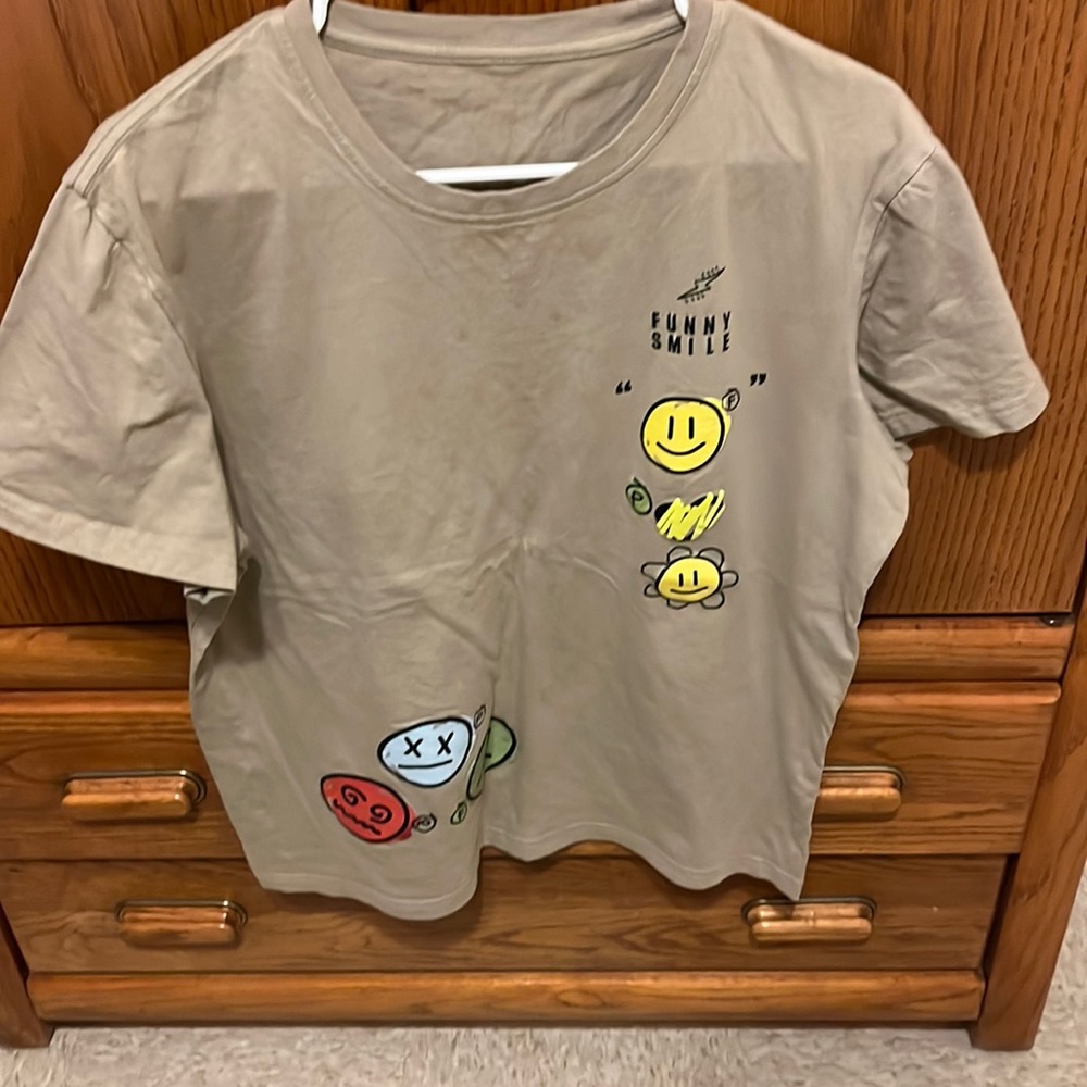 GRAPHIC KHAKI SHIRT